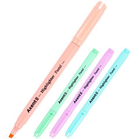 Маркер Highlighter Pastel 2533-A, 2-4 мм кл., набір з 4-х 2533-40-a фото