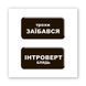 Объемные наклейки "Немного Интроверт" SX-280 фото 2