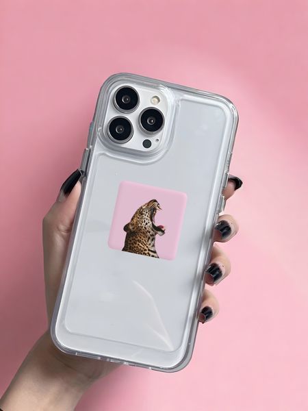 3D-стікер "Pink wild cat" SX-146 фото
