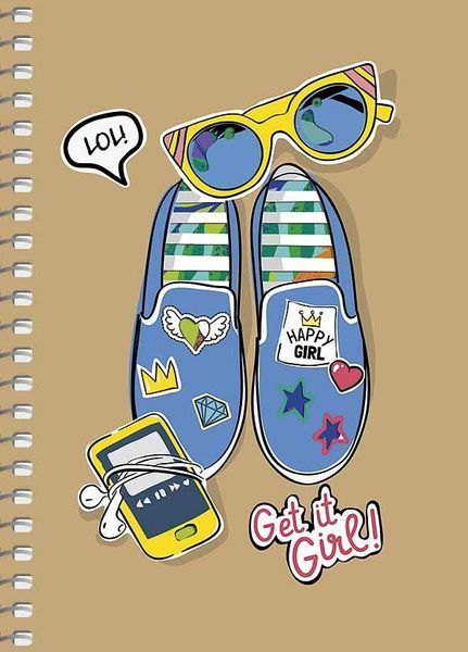 Блокнот для записів, спiраль, А6/80арк., без лініювання, кремовий блок, 70г/м2, крафт, ВД-лак, Student A6-SC-080-6120 фото