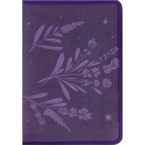 Папка объемная на молнии, А4+, Lavender-1 1804-36-a фото