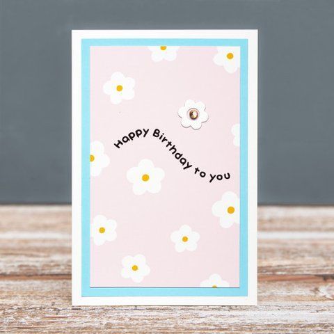 Листівка "Happy Birthday to you" 00378-1 фото