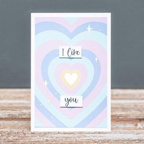 Листівка "I Like You" 00378-3 фото