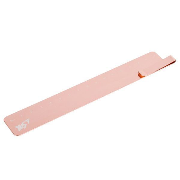 Линейка-закладка YES 16cм Rose Gold 370537 фото