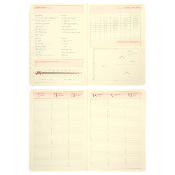 Ежедневник А6 Leo Planner датированный 2026 "Aldento", интегральный, коричневый, 352 страницы 252674 фото