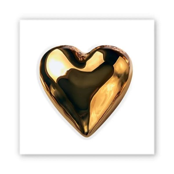 Объемные наклейки "Golden Heart" SX-291 фото