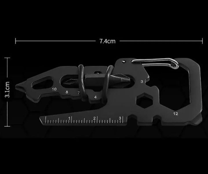 Багатофункціональний мультитул Mancheng Hardware XI-25, чорний px-00419 фото