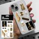 Объемные наклейки "Golden Glam" Набор 11 стикеров SB-66 фото 2