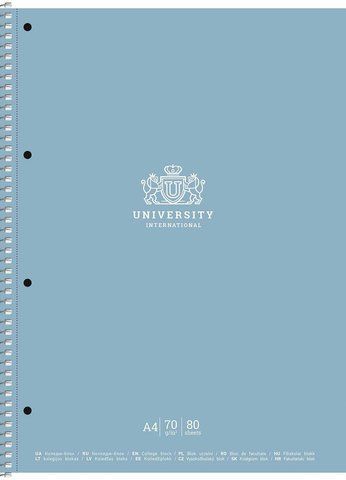Коледж-блок, A4+, 80 аркушів, клітинка A4-CC-080-6508K фото