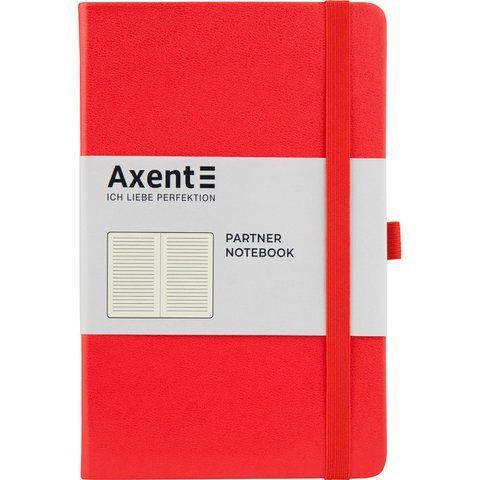 Книга записна Partner, 125*195, 96арк, лін, червона 8308-05-a фото