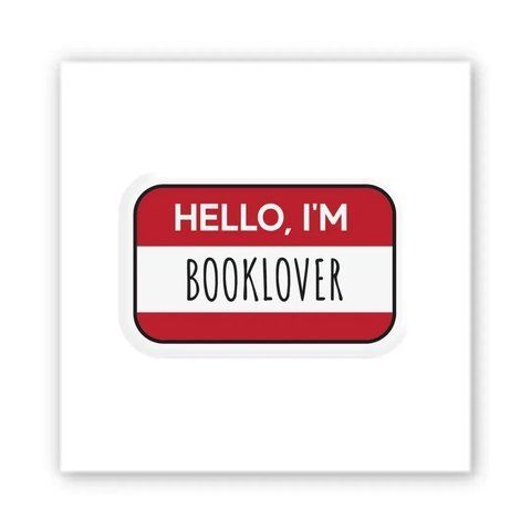 Объемная наклейка "Booklover" SX-319 фото