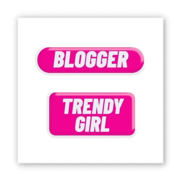 Объемные наклейки "Trendy girl" SX-299 фото