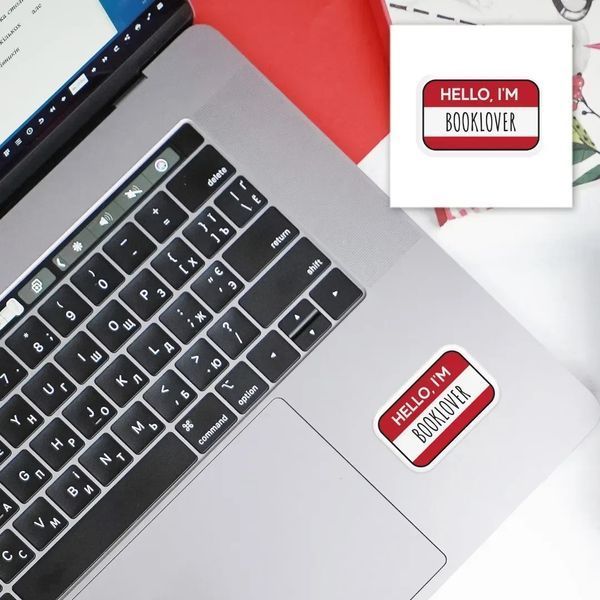 Объемная наклейка "Booklover" SX-319 фото