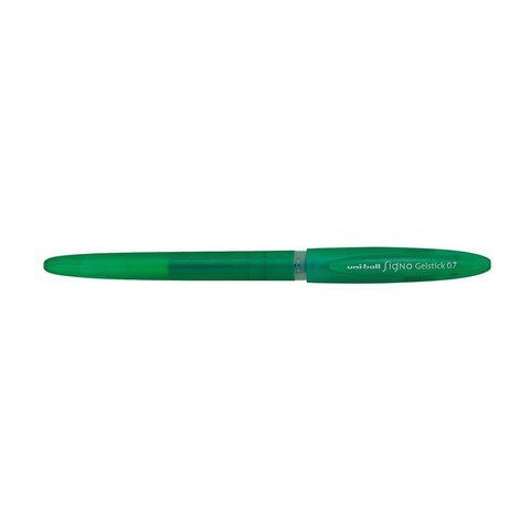 Ручка гелевая Signo GELSTICK, 0.7мм, пишет зеленым UM-170.Green фото