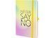 Діловий записник NEVER SAY NO, А5, тверда обкладинка папір, гумка, білий блок лінія O20812-41 фото 1