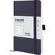 Книга записна Partner Soft Skin,125*195, 96арк, кліт, синя 8616-02-a фото 1