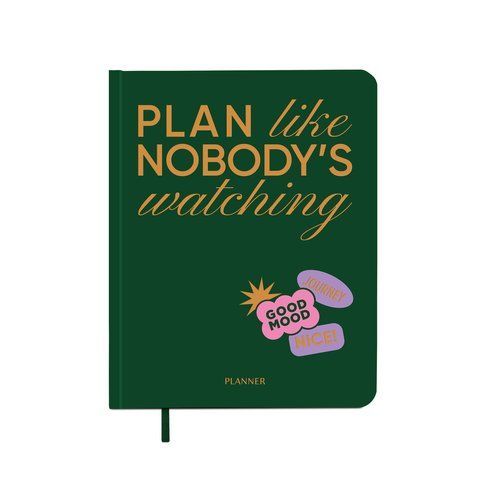 Планер &laquo;PLAN LIKE NOBODY'S WATCHING&raquo; зелений orner-3130 фото