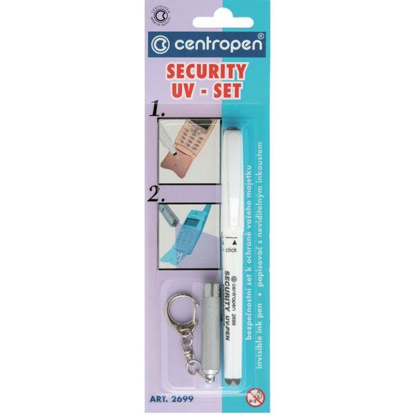 Маркер Security UV-Pen 2699 с фонариком (блистер) 2699/1/bl фото