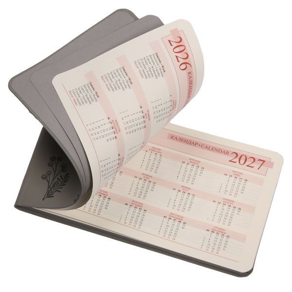 Еженедельник 10х17 см Leo Planner датированный 2026 "Fiore", мягкий, 128 страниц 252715 фото