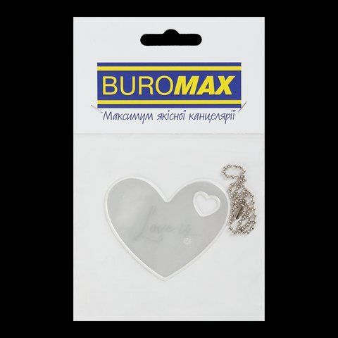Подвеска светоотражающая Тип 1, на цепочке, "Сердце" BM.9701 фото