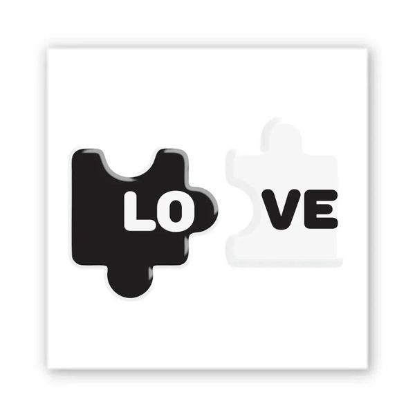 Об'ємна наліпка "Love Puzzle" SX-324 фото