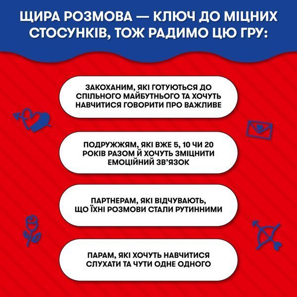 Гра для закоханих &laquo;Розкажи мені все! Love edition&raquo; orner-1636 фото