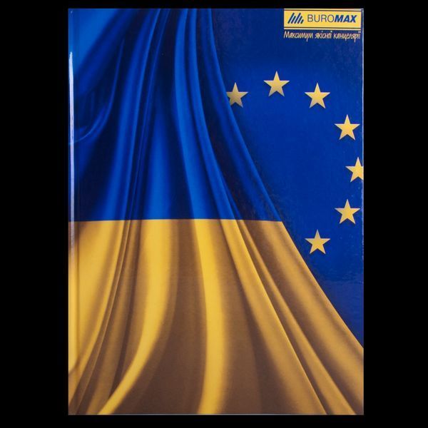 Книга канцелярская UKRAINE, А4, 96 л., клетка, офсет, твердая ламинированная обложка, ассорти BM.2400-38 фото