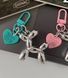 Брелок "Balloon Dog", срібно-м'ятний px-011809 фото 2