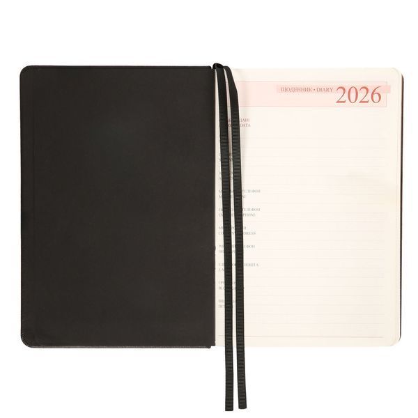 Щоденник А5 Leo Planner датований 2026 "Ottavio", твердий, 368 сторінок 252684 фото
