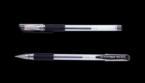 Ручка гелева FORMULA GRIP, JOBMAX, 0.7 мм, чорні чорнила BM.8349-02 фото
