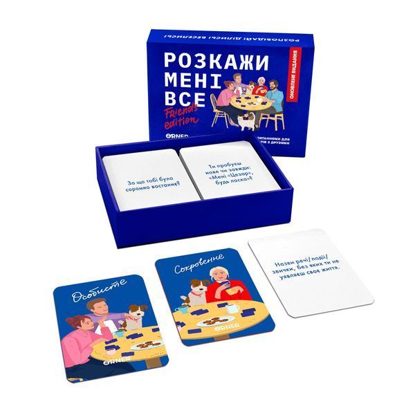 Игра для компании &laquo;Расскажи мне все! Friends edition&raquo; orner-1607 фото