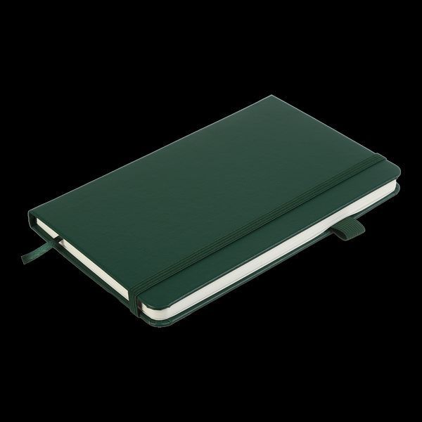 Книга записна ETALON 125*195, 96 арк., точка, обкл. штучна шкіра, зелений BM.291360-04 фото