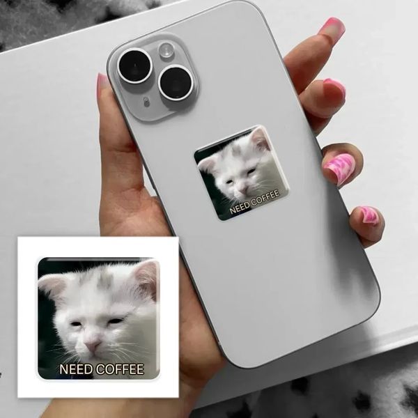Объемная наклейки "Coffee Cat" SX-287 фото
