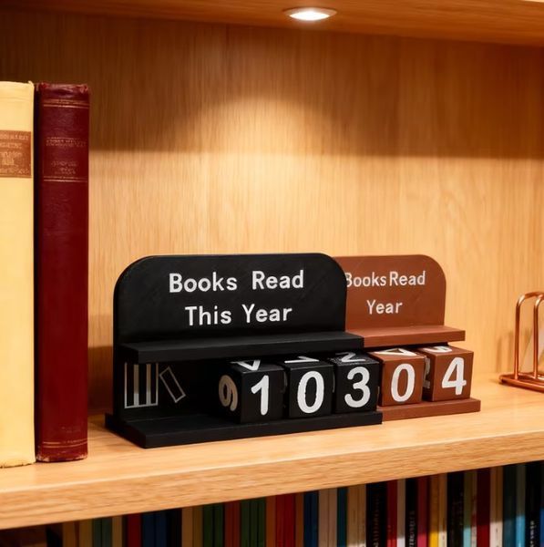 Підставка на полицю з кількістю прочитаних книг на 5 цифр px-00845-1 фото