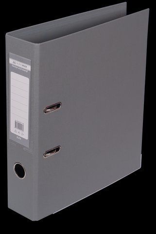Папка-регистратор двухсторонняя ELITE, А4, ширина торца 70 мм, серая BM.3001-09c фото