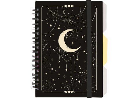 Блокнот "DESIGN 22", B6, пластиковая обл., спираль, с разделителями, 100 л., клетка O20358-22 фото
