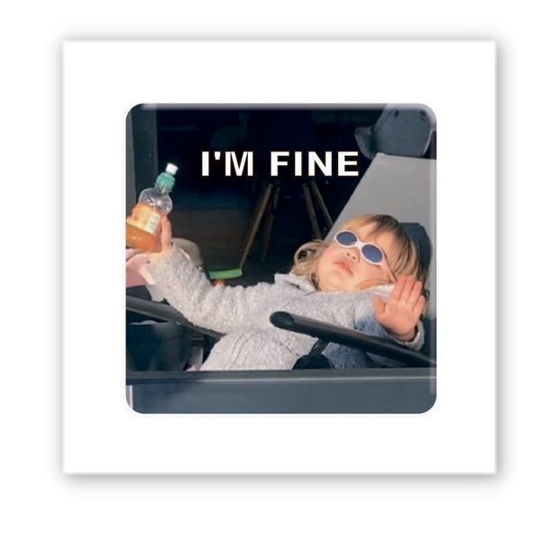 3D-стікер "I'm fine" SX-216 фото