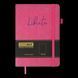 Блокнот діловий LIBRETA А5, 96л, крапка, обкладинка штучна шкіра, малиновий BM.295317-29 фото 1
