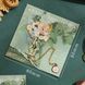 Металева закладка для книг, фігурна, квіти, зелена px-00450-03 фото 5