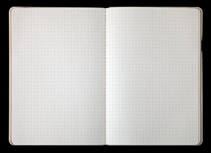 Блокнот діловий LIBRETA А5, 96л, крапка, обкладинка штучна шкіра, малиновий BM.295317-29 фото
