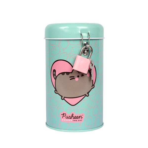 Скарбничка кругла Yes "Pusheen" метал., 13*7,6 см 708579 фото