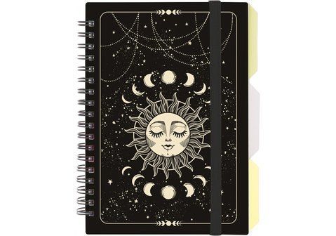 Блокнот "DESIGN 23", B6, пластиковая обл., спираль, с разделителями, 100 л., клетка O20358-23 фото