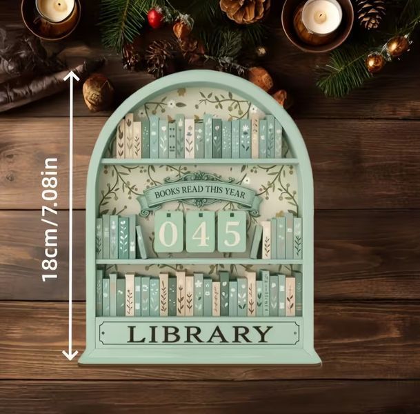 Трекер прочитаних книг, "Library", рожевий px-01116-1 фото
