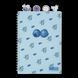 Зошит для записів BLUEBERRY ARABESKI, А5, 80 арк., клітинка, 4 роздільники, пластикова обкладинка, кобальтовий BM.2587-54 фото 1