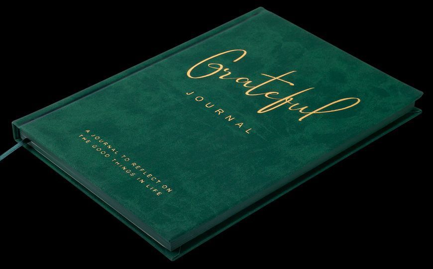 Блокнот діловий GRATEFUL А5, 96л, крапка, обкладинка штучна шкіра, зелений BM.295319-04 фото