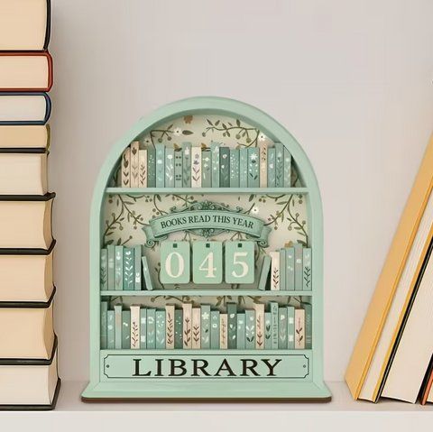 Трекер прочитаних книг, "Library", м'ятний px-01116-2 фото