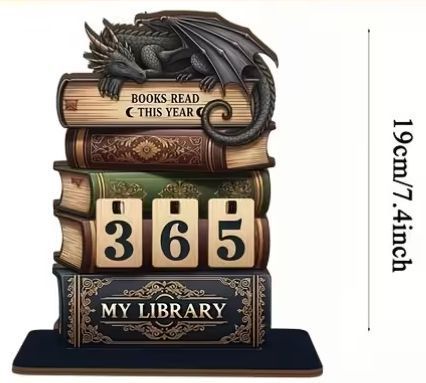 Трекер прочитаних книг, "My Lіbrary" з драконом px-01117 фото