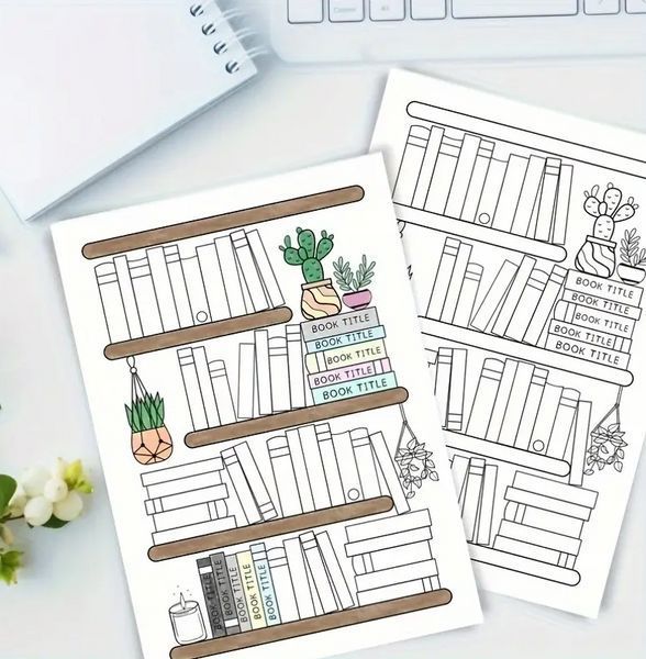 Трекер-розмальовка для читання &ndash; &ldquo;100 книжок&rdquo; на одному аркуші px-00579 фото