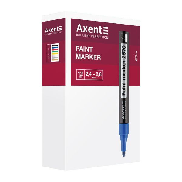 Маркер Paint 2570-A, 2,4-2,8 мм круглий білий 2570-21-a фото