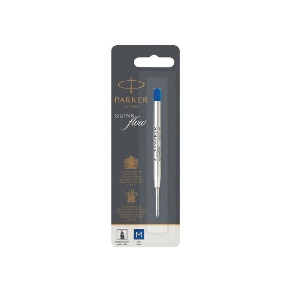 Стрижні Parker QuinkFlow кульк. син. M блістер 10 232BLU фото